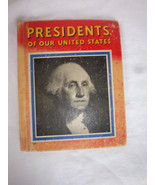 Presidents of our United States book L A Esler rand McNally 1937 book FDR  - £11.20 GBP