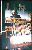 Original Poster France Artisans Wool Craft Weaver Tourism Vintage - $42.78