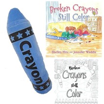 Broken Crayons Still Color by Shelley Hitz Jennifer Waddle paperback 13”... - £31.31 GBP