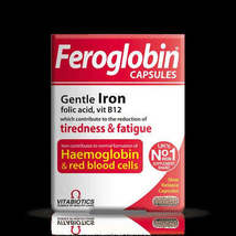 Feroglobin capsules Vitamin B12 Gentle Iron Capsules 30 -  Vitabiotics - $147.90 MXN