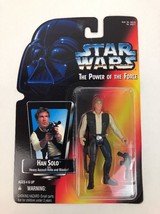 Star Wars1995 Potf Han Solo Power Of The Force Orange Card Mint Fstshp - $7.88