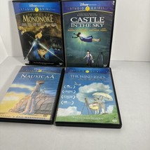 Castle in the Sky nausicaa wind rises mononoke lot of 4 ghibli dvd - £22.56 GBP