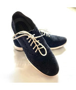 Women’s Cole Haan Navy Blue Suede ZeroGrand Wingtip Oxfords Size 8.5 - $67.01 CAD
