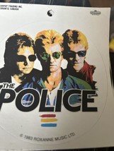 The Police Sticker 5&quot;x 5.5&quot; NEW 1983 Sting - £11.72 GBP