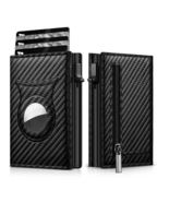Smart Pop-Up Wallet with RFID Protection &amp; Card Holder – Carbon Fiber Look - $34.90