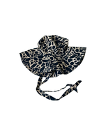 OPEN EDIT Navy Blue White Swirl Abstract Design ONE SIZE Floppy Sun Hat ... - $337.69 MXN
