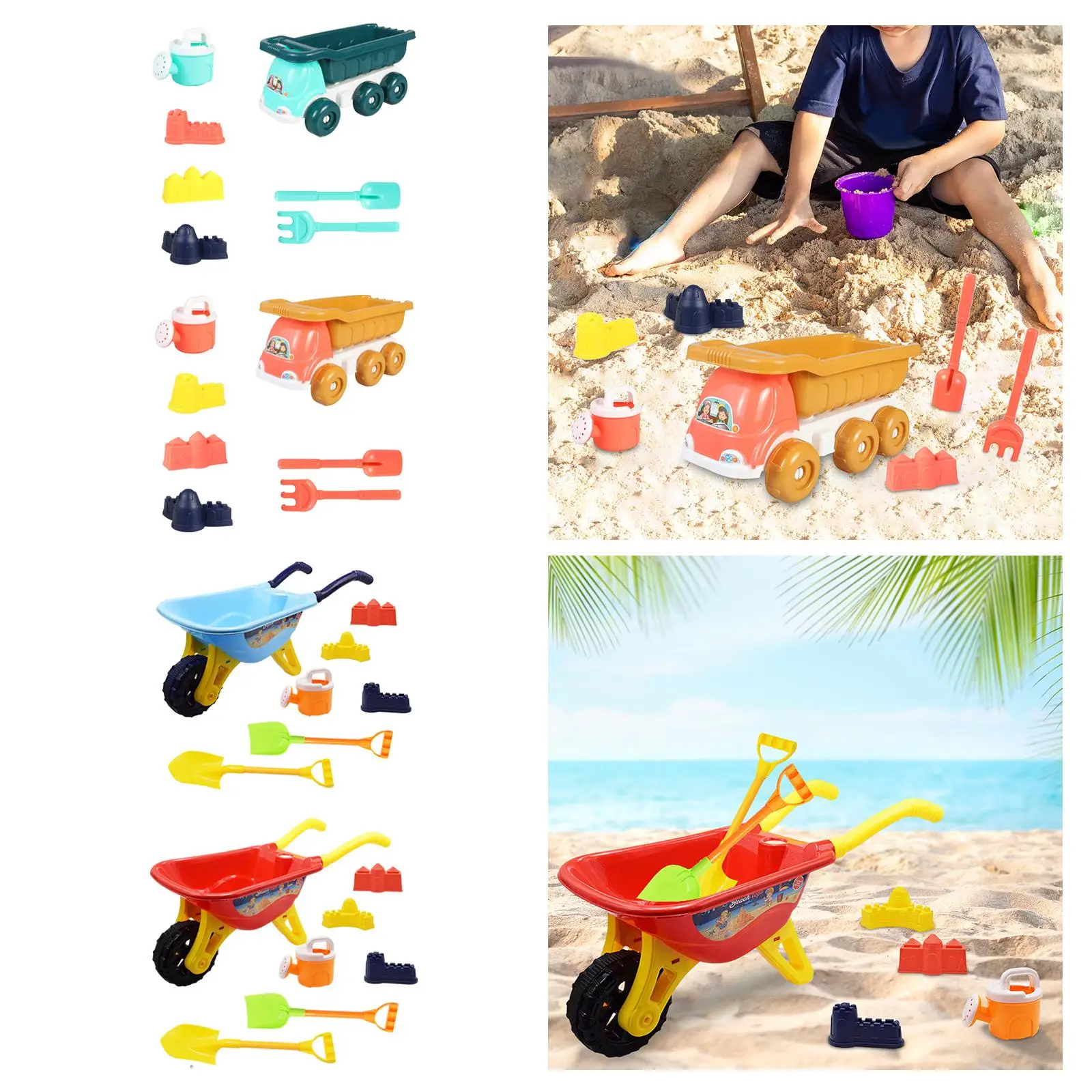 Beach Toy Wheelbarrow Gardening Tool Toy for Gardening Indoor Girls Boys - £89.25 GBP+