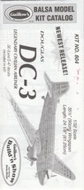 Guillow&#39;s 1997 Mini FOLD-OUT Catalog Flying Model Balsa Wood Flying Model Kits - £3.91 GBP
