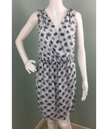 NWT Women&#39;s Rachel Roy Sleeveless Crossover V Neck Black &amp; White Dress S... - €24,53 EUR