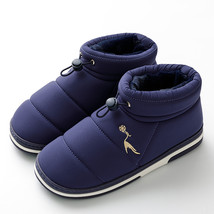 Women Winter Down Shoes Plus Size 44 Couple Snow Boots Women Shoes Antiskid Bott - £26.44 GBP