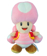 Sanei Super Mario All Star Collection Toadette 7.5 Plush - Free Shipping! - $19.78