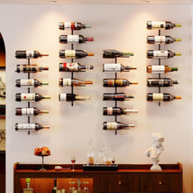 12 Bottle Wall Mounted Wine Rack, Detachable Wine Storage Organizer Used As One  - $104.36