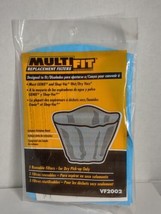 Pack of 3 Multi Fit Replacement Filters VF2002 Wet/Dry Vacs New (P) - £12.44 GBP