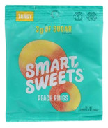 Smartsweets Peach Rings Gummy Candy, 1.8 oz Bag Case of 12 soft chew gum... - $1,072.04 MXN