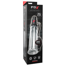 PDX Elite Suck-N-Pump Vibrating Penis Pump &amp; Stroker Clear - £67.43 GBP