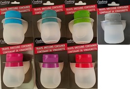 Travel Salad Dressing Container Squeezable Silicone Ketchup Mustard 2 Oz 1/Pk, S - £2.33 GBP+