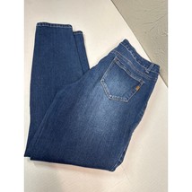 1822 Denim Jeans Womens Blue Adrianna Jeans Skinny Ankle Mid Rise Stretc... - $19.95