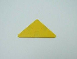 Tinkertoy Triangle Yellow Replacement Parts Plastic Tinker Toy Pieces - £1.85 GBP