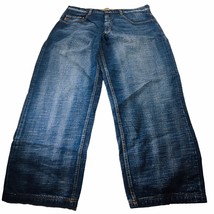 Vintage Pepe Jeans London Blue Baggy Jeans Y2K Size 38x31.5&quot; - £59.38 GBP
