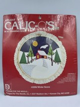 Vtg Applique CALIC-O&#39;S 2206 WINTER SCENE Designs for the Needle KIT NEW - £6.12 GBP