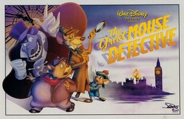 Jon Pinto SIGNED Movie Art Print ~ The Great Mouse Detective / Disney Animated - $34.64