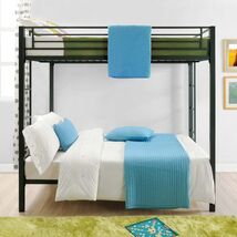 Sturdy Black Metal Full Over Full Bunk Bed For Kids - $866.18 CAD