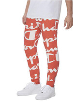 Champion Mens Fleece lined Sweatpants sz XL NWT Orange  Logo Reverse Weave - £28.92 GBP
