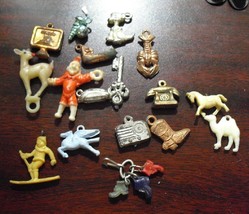 BIG Lot of Vintage 1950s Plastic Cereal Premiums - Charms Animals Charac... - £22.94 GBP