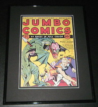 Jumbo Comics #10 Framed Cover Photo Poster 11x14 Official Repro - £27.39 GBP