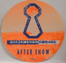SCORPIONS - VINTAGE ORIGINAL CLOTH CONCERT TOUR BACKSTAGE PASS - $13.59 CAD