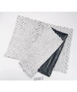 Berkshire Blanket Tipped Sherpa Set 2 Pillow Sham Standard/Queen White\G... - $26.02 CAD