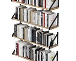 Bora Floating Shelves, 24X6, Set Of 4, Small Bookshelf Unit For Living R... - £73.24 GBP