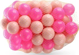 Soft Plastic Mini Play Balls Multi Vibrant Colors Soft Pit Balls Crush Proof - £10.97 GBP+