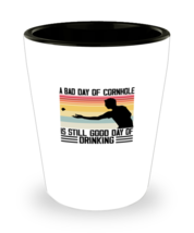 Shot Glass Party  Funny A Bad Day Of Cornhole Is Still Good Day OF Drinking  - £15.95 GBP