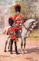 Trumpeters Review Order Royal Scots Greys Dragoons British Army Payne postcard - £5.18 GBP