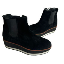 palomitas Spain Black suede chelsea Platform boots EU Size 38 - $59.39
