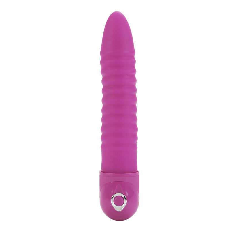 POWER STUD RIBBED 6.75&quot; WATERPROOF STIMULATING MULTI SPEED VIBRATOR New - $19.79