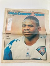 Dallas Cowboys Weekly Newspaper January 21 1995 Vol 20 #32 Michael Irvin - $13.25