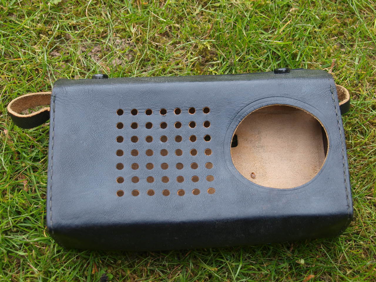 Vintage Russian Soviet Ussr Radio Selga 404 Natural Leather Case - $12.35