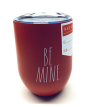 Rae Dunn Wine Tumbler Be Mine Valentine’s Day Gift Insulated Red With Lid - $16.53