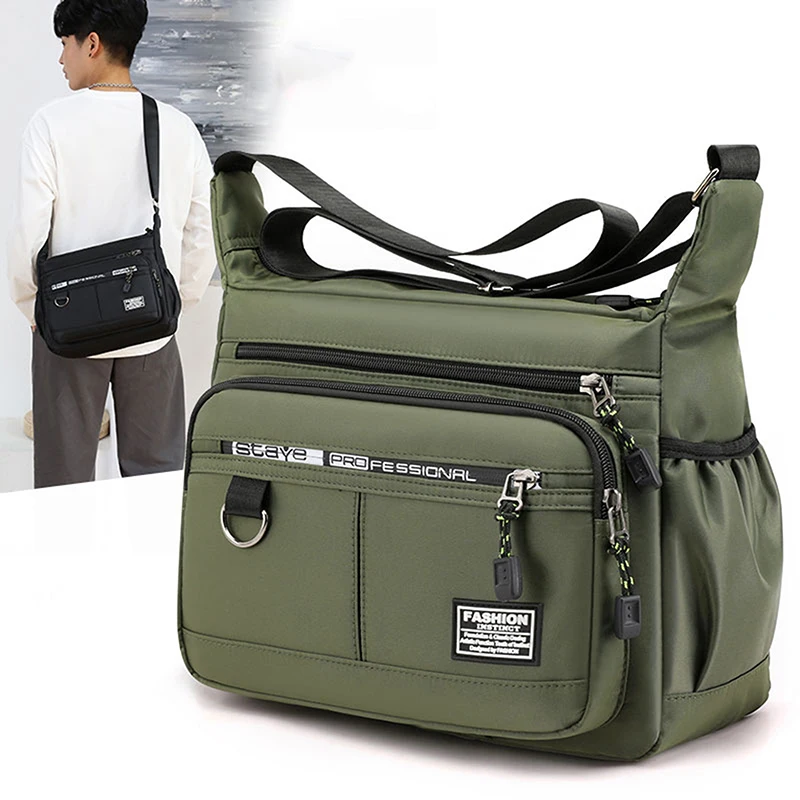 S messenger bag crossbody shoulder bags men small sling pack for work waterproof oxford thumb200