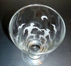 Libbey Etched Glass Women &amp; Man Dancing Naked Artist Signed &amp; Dated 6&quot; - £38.55 GBP