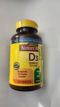 Nature Made Vitamin D3 1000 IU Tablets, 350 Count, Vitamin D, Dietary Su... - $13.97