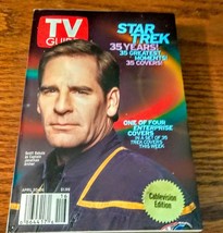 STAR TREK 35TH ANNIVERSARY TV GUIDE 4/20-4/26 Captain Archer Cover with ... - £8.40 GBP