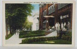 Mount Clemens Michigan Olympia Hotel and Baths Postcard R19 - $13.95