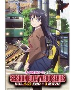 SEISHUN BUTA YAROU SERIES VOL.1-26 END + 3 MOVIES ENG DUB ANIME DVD Ship From US - $33.65