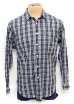 Polo Ralph Lauren Men&#39;s Blue Plaid Long Sleeve Button Down Shirt Large R... - £11.99 GBP