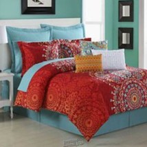 Fiesta Reversible Comforter Set Cozumel Twin - £52.95 GBP