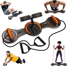 Push Up Board,Multi-Functional 2 in 1 Push Up Bar with Resistance Bands,Portable - £15.20 GBP