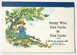 Penny Wise 18 Post Cards Little Girl And Her Dog Nature Vintage Pratt &amp; Austin - £11.66 GBP